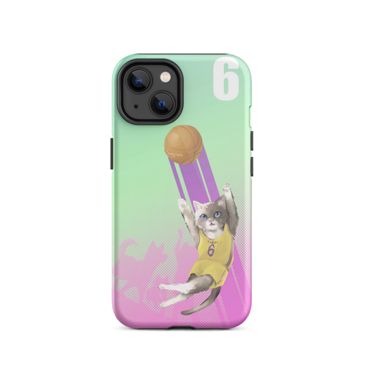 Basketball Pets - Lebron - Los Angeles - 6 (iphone tough case)