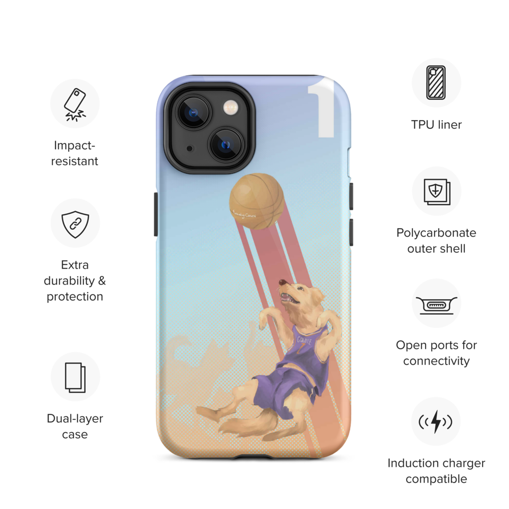 Basketball Pets -Booker - Phoenix - 1 (iphone tough case)